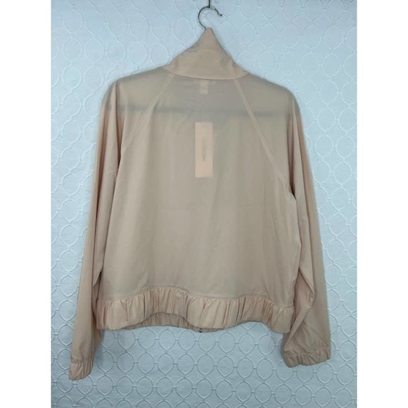 Calvin Klein Womens Bomber Jacket Lightweight Full Zip Blush Size Medium NWT - Picture 4 of 4